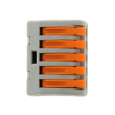 10 PCS Universal Compact 5 Pin Push Clamp Lötfreie Kabelverbinder, 5 Pin